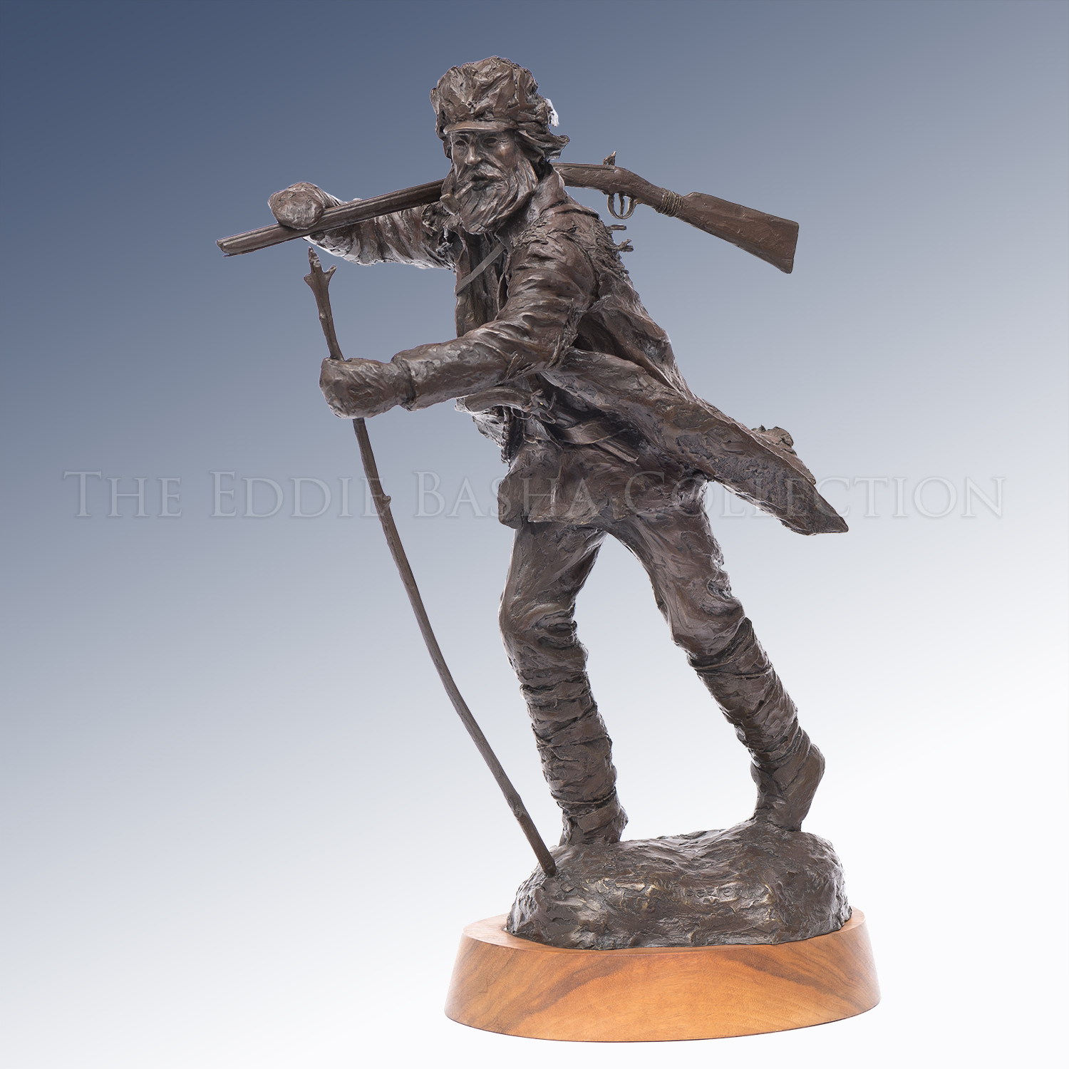 figure Girl with AKS 54 mm Tin soldier 